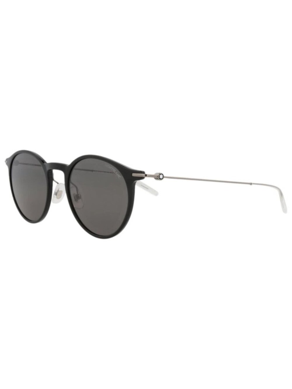 New Montblanc Women's Sunglasses Round Oval Injection Frame Mens Black Ruthenium